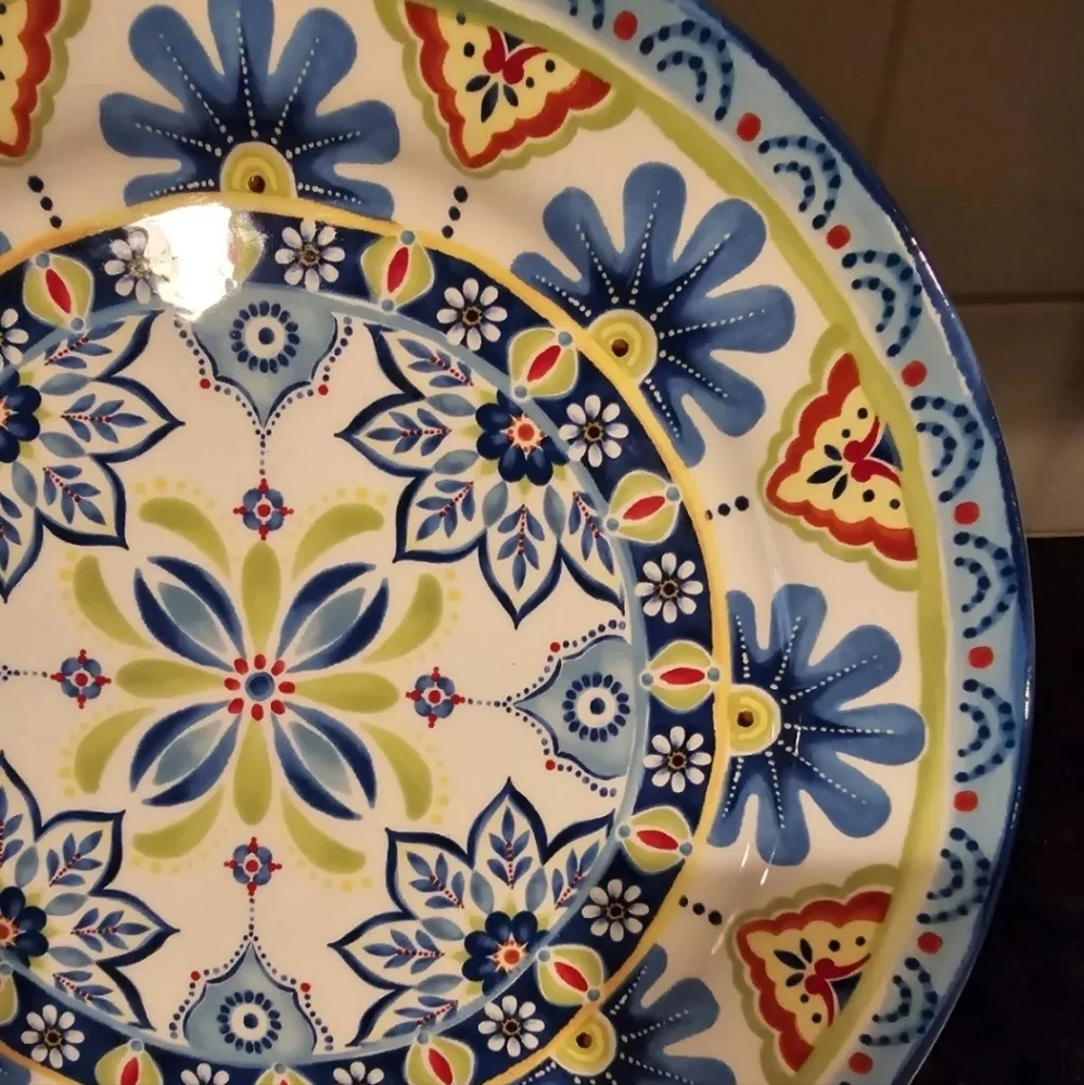 Pier 1 Imports Mediterranean Vista Dinner Plate